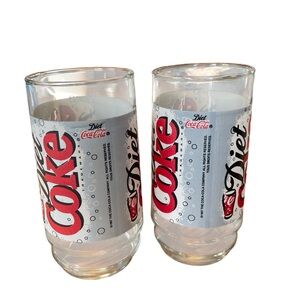Diet Coke Glasses set of 2